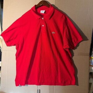 Lacoste Men's Vibrant Red Polo Shirt